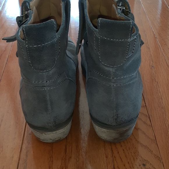 Nine West Gray Suede Ankle Boots - Picture 3 of 8